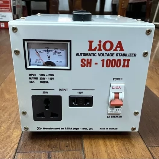 Hình ảnh thực tế của ổn áp LIOA SH-1000II 1KVA