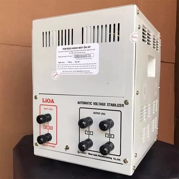 Hình ảnh thực tế Ổn áp LIOA DRII-3000II 3KVA 1 pha