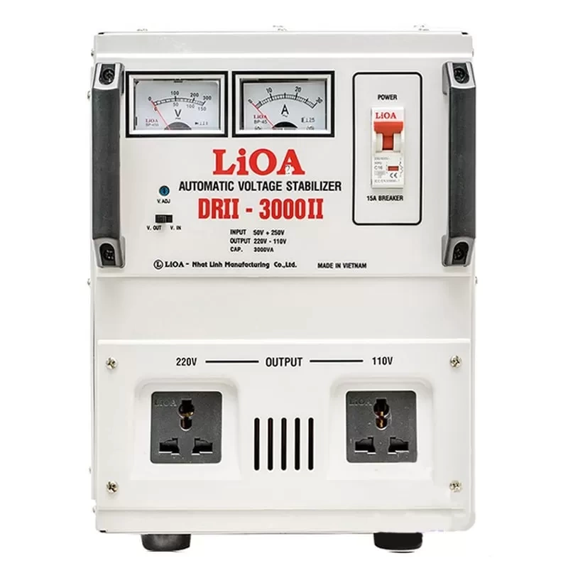 Ổn áp LIOA DRII-3000II 3KVA 1 pha