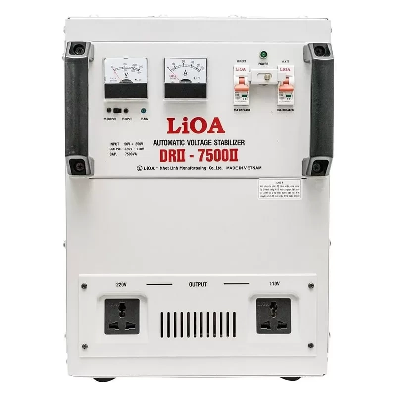 Ổn áp LIOA DRII-7500II 7.5KVA dòng 1 pha