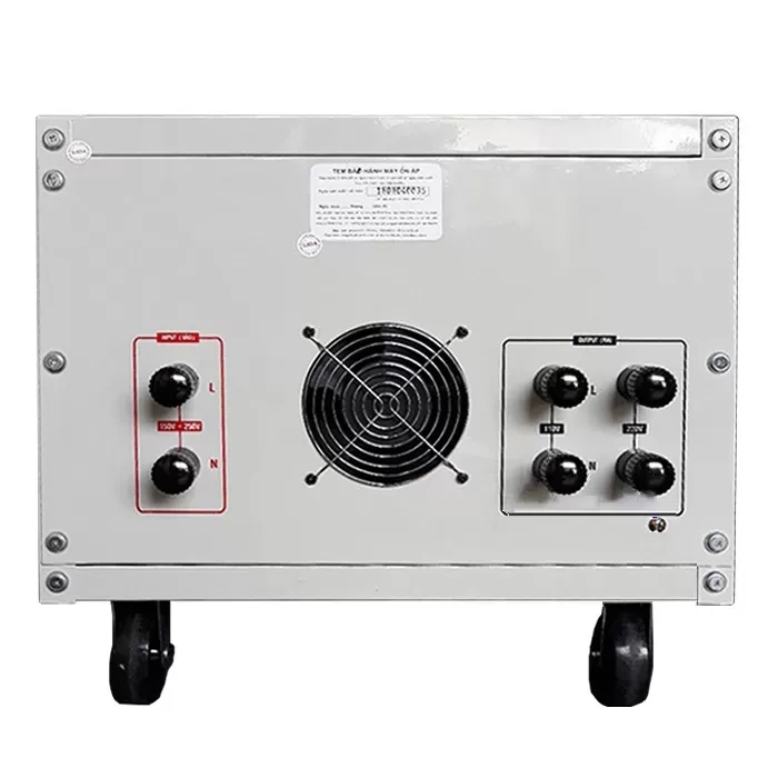 Ổn áp LIOA SH-30000II 30KVA dòng 1 pha mặt sau