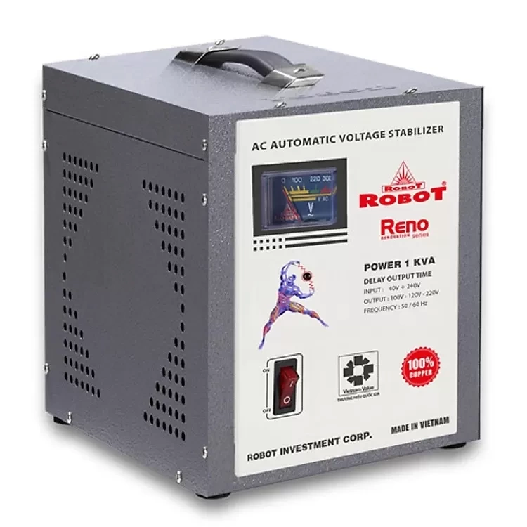 Ổn Áp Robot Reno 1KVA (40-240V)