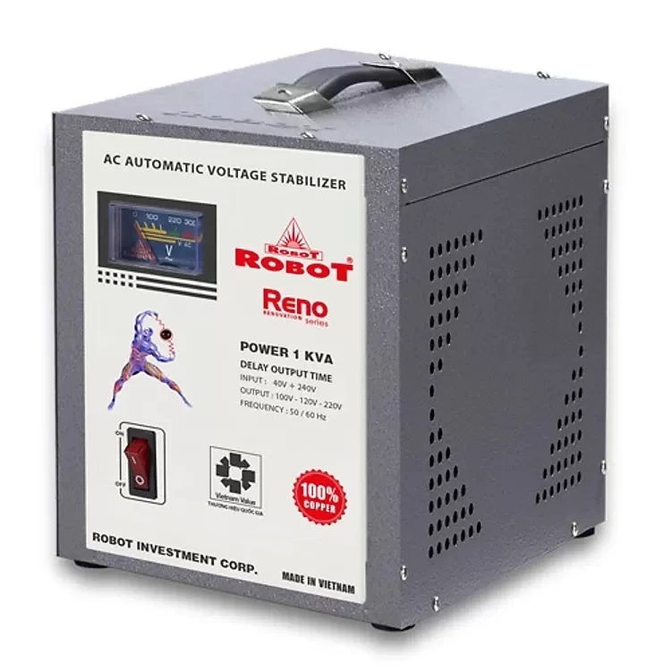 Ổn Áp Robot Reno 1KVA (40-240V)