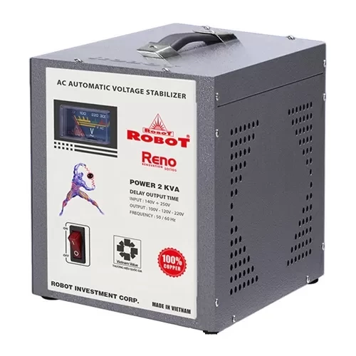 Ổn áp Robot Reno 2KVA (40-240V) 1 pha