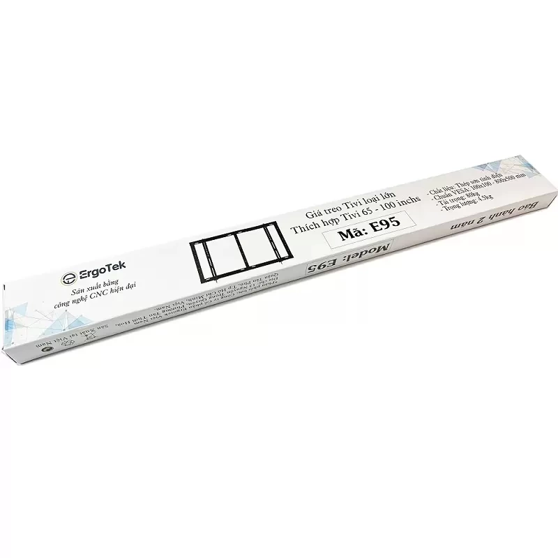 Giá treo tivi sát tường cỡ lớn Ergotek E95 65 - 100 inch