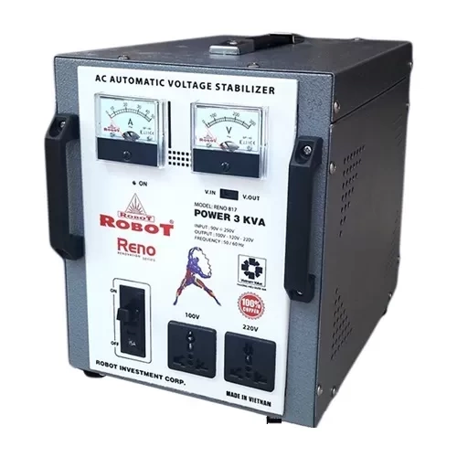 Ổn áp Robot Reno 3KVA (40-240V) 1 pha