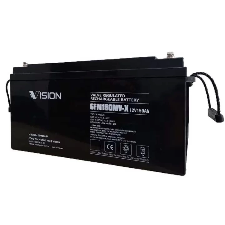Ắc quy axit chì khô VISION 6FM150MV-X 12V-150Ah