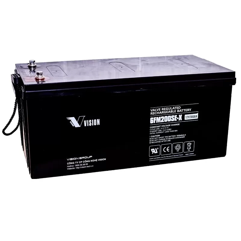 Ắc quy VISION 6FM200SE-X 12V-200Ah