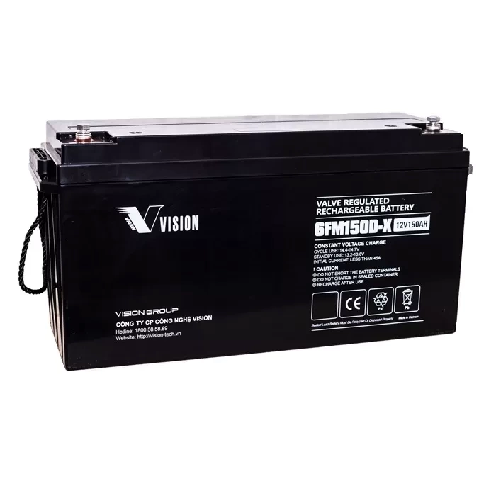 Ắc quy xả sâu VISION 6FM150D-X 12V-150Ah