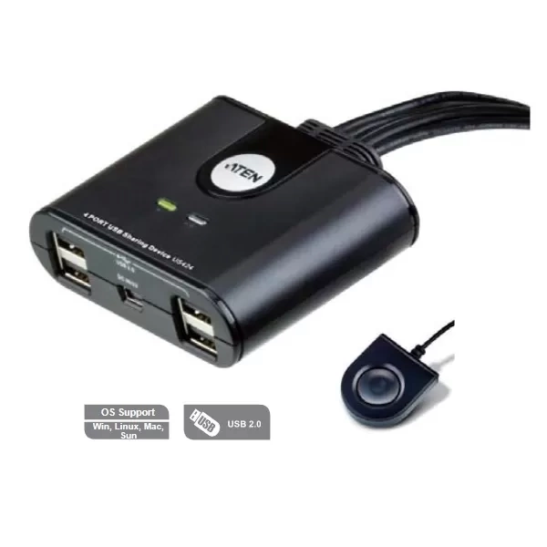 Thiết bị chia sẻ ngoại vi 2/4 cổng USB ATEN